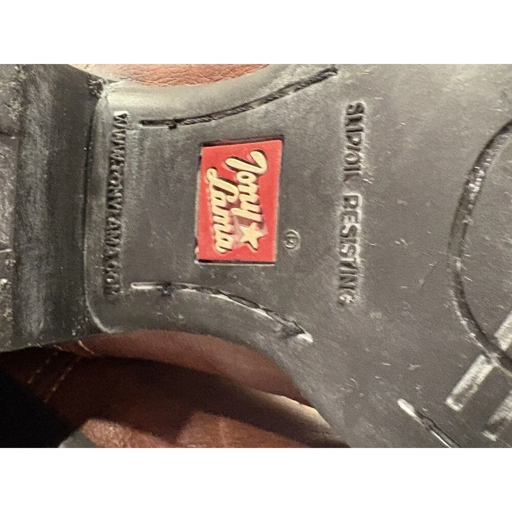 Tony Lama 3R Brown Leather Western Cowboy Boots Men’s 10.5 EE Made in USA